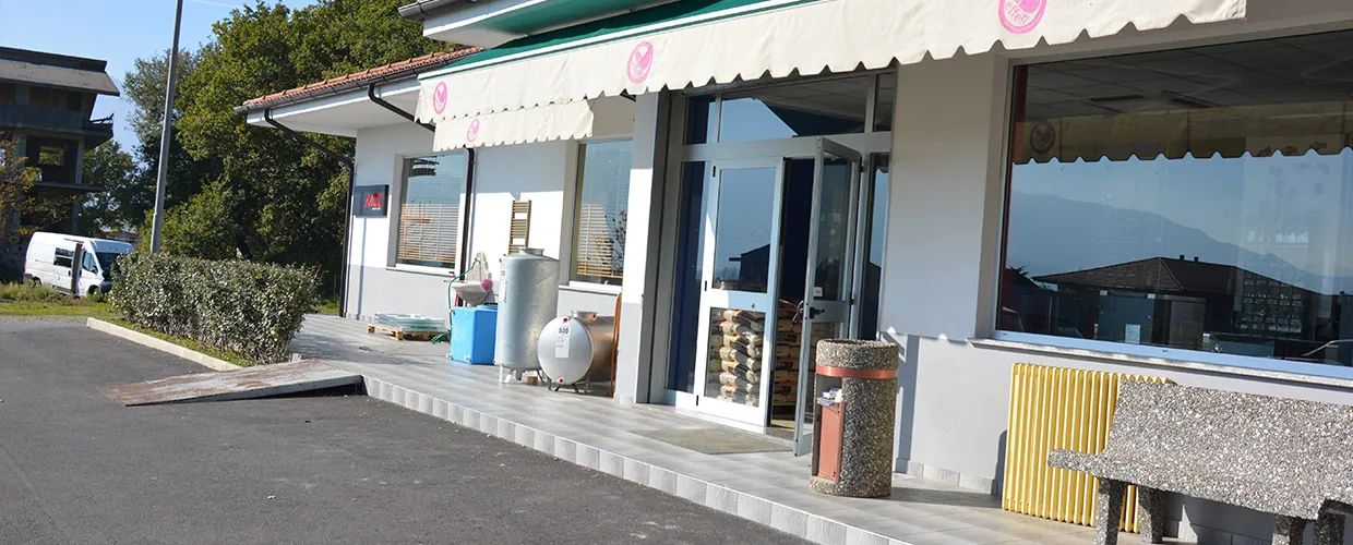 The shop counter